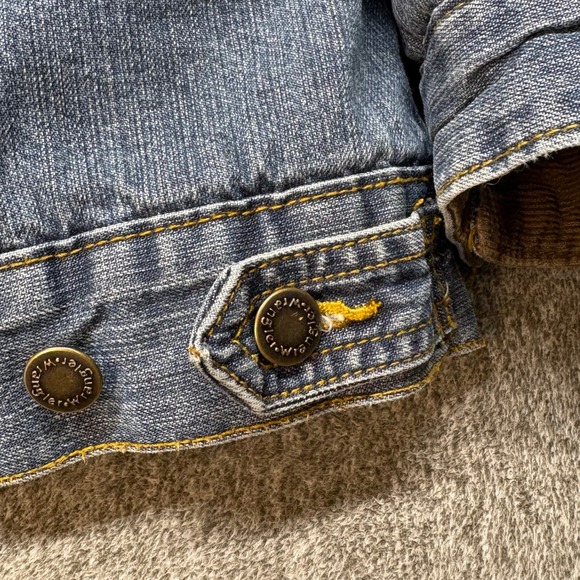 Wrangler Sherpa Lined Denim Jacket Mens Authentic Western Blue Jean Coat XL - Picture 10 of 12